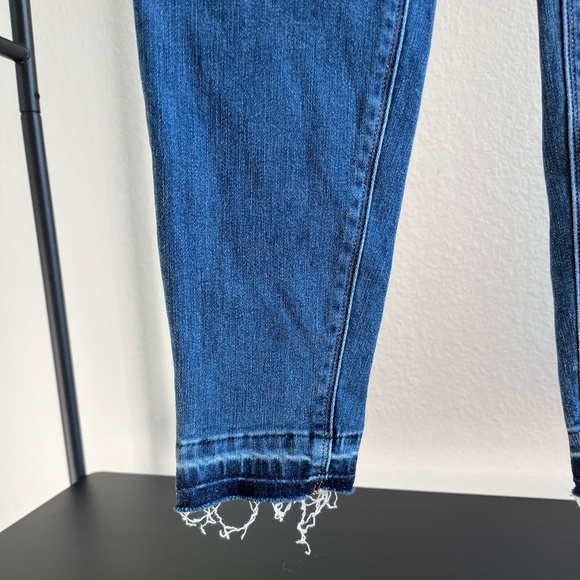 NWT SPANX | Classic Distressed Ankle Skinny Jeans in Medium Wash | Size L TALL - Picture 5 of 11